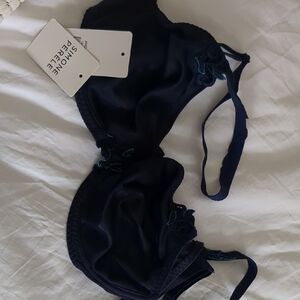 Simone Perele Midnight Blue Floral Bra